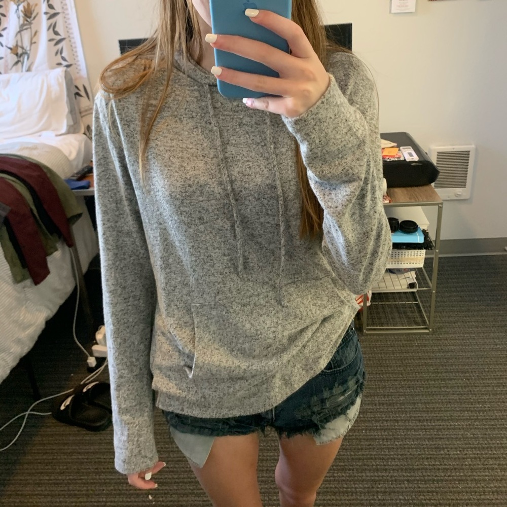Grey hoodie